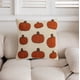 thumbnail image 1 of Cojín de funda de calabaza de bordado de otoño, Terciopelo, Cojín de bordado, Cojín para sofá, 1 of 6
