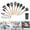 Black, variant on 12-Piece Kitchen Silicone Cooking Utensils Set with Wooden Handles and Storage Cup Pink, Non-Scratch, Dishwasher Safe, Ideal for Daily Cooking and Meal Prep