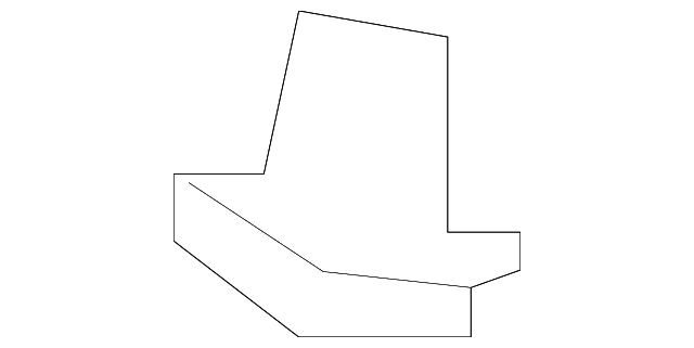 Genuine OE Nissan Bumper Cover Side Bracket - 62225-JG000