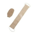 thumbnail image 1 of Bath Towel Bath & Shower Body Brush Scrubber with Handle for Back Exfoliation Durable Washable Easy Grip Routine Spa, 1 of 8