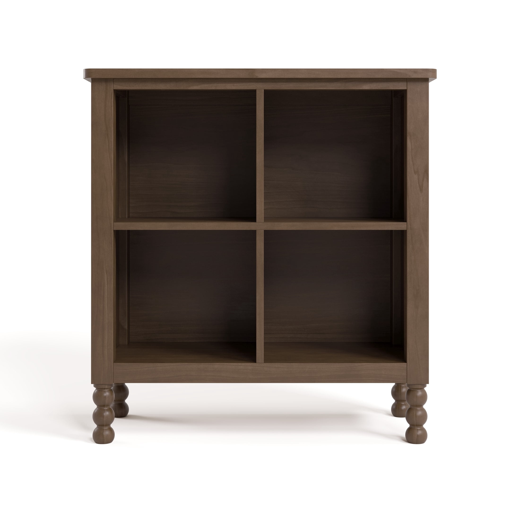 Art of Nursery by Storkcraft Rio 4 Cube Storage Organizer Kids Bookcase - Hazelnut