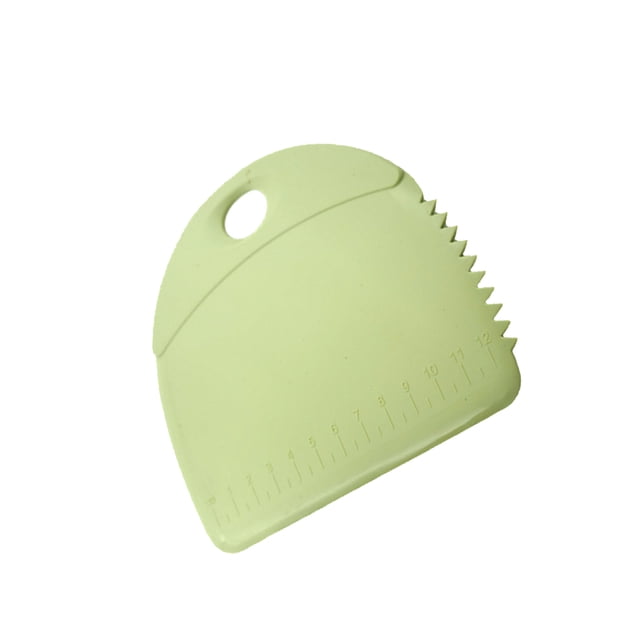 Youkk Scraper Multipurpose Food Scrappers Baking Tools Pastry Cream Spatula Steamed Bun Cooking Bakeware Accessories Light Green
