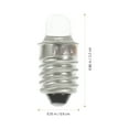 thumbnail image 4 of Bombilla de linterna LED de 2 piezas 6V E10 Base de antorcha LED de Miniatura base Bulbo de linterna, 4 of 7