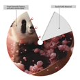 thumbnail image 6 of Cauagu 48" Christmas Tree Skirt Cute Cloud Panda Pattern Christmas Tree Decorations Tree Mat for Xmas Decorations Occasion Holiday Home Decor -48", 6 of 7