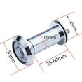 thumbnail image 2 of Lefu Viseur Judas de Porte 200° Grand Angle Trou de Visée Réglable Lentille en Verre, 2 of 9