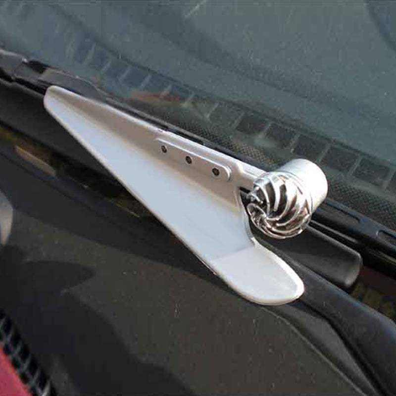 Lishiny 2PCS Wind Powered Car Front Windscreen Wiper LED Light Decorative Lamp Silver Lishiny 2PCS Wind Powered Car Front Windscreen Wiper LED Light Decorative Lamp Silver