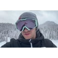 thumbnail image 2 of FEISEDY Ski Goggles, OTG Snow Sport Goggles for Adult Youth, Anti-Fog UV400 Protection Bendable Dual-Lenses B2961, 2 of 15