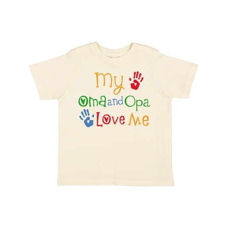 

Inktastic Oma and Opa Love Me Grandchild Boys or Girls Toddler T-Shirt
