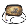 thumbnail image 2 of Stylish Crossbody Phone Bag Purse Handbags Adjustable Strap, Compact Design for Essentials A White Horse, 2 of 7