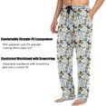 thumbnail image 3 of Top-kevin Soth Devil Plaid Pajama Pants for Men Comfort Sleep Lounge Bottoms Straight-fit with Pockets S-XXL, 3 of 11