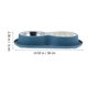thumbnail image 2 of unbranded Bowl Para Mascotas Con Doble Plato Inoxidable Ideal Para Alimentación Y Base Firme Antideslizante, 2 of 7