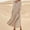 Khaki, variant on TAIAOJING Women's Long Sleeve Dresses For 2022 Fashion Casual Solid Cotton Linen With Pocket Loose Maxi Fall Clothes Dress Vestido De Mujer