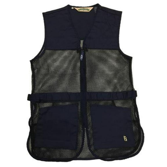 Bob Allen Full Mesh Dual Pad Shooting Vest Navy Blue L