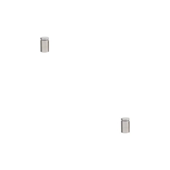 Speravity Tornillo de publicidad Espejo de vidrio de acero inoxidable Clavo Tuerca ligera Perno Soporte para colgar en la pared Capacidad de carga fuerte 25x30mm 2piezas Speravity CBP351646