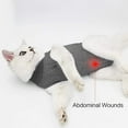 thumbnail image 5 of Cat Recovery Suit for Male and Female Surgical Post Surgery Soft Cone Onesie Shirt Clothes Neuter Licking Protective Diapers Outfit Cover Kitten Spay Collar, 5 of 6