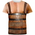 thumbnail image 1 of Man in Barrel Suspenders Costume All Over Adult T-Shirt, 1 of 2