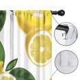thumbnail image 4 of Blackout Kids Curtains,Yellow Lemon Fruit Slices White Pattern Childrens Insulated Curtains Set Of 2,Bedroom Essentials,Toddler Room Decor 42"x84", 4 of 5