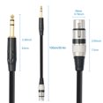 thumbnail image 2 of 1/1.8/3/5/10M 6,35 mm (1/4 pulgada) TRS a XLR Cable 6,35 mm a XLR, 2 of 9