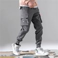 thumbnail image 1 of Pantalones Cargo Harem para hombre, ropa deportiva táctica para correr, chándales de talla grande 3xl, primavera y verano, 2023, 1 of 4