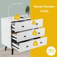 thumbnail image 6 of Giantex 4 Drawer Dresser, Wooden Freestanding Storage Cabinet, 6 of 8