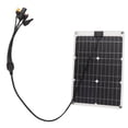 thumbnail image 1 of Panel de batería solar,Panel de batería solar Cargador solar de 50 W Panel solar diseñado por expertos, 1 of 8
