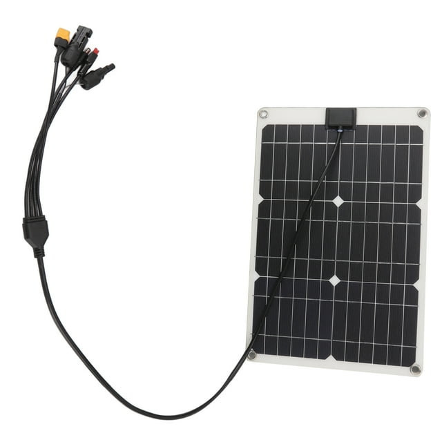 Panel de batería solar,Panel de batería solar Cargador solar de 50 W Panel solar diseñado por expertos