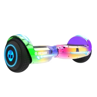 GOTRAX Fluxx FX3 Hoverboard – Velocità Max 6,2 Mph, Peso Max 176 Libbre – Nero