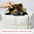 thumbnail image 6 of Crocodile Velvet Portable Jewelry Organizer with Removable Compartment - Necklace Holder, Jewelry Box, and Bracelet Holder, 6 of 7