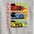 thumbnail image 3 of Cars - Lets Race - Toddler & Youth Crewneck Fleece Sweatshirt, 3 of 5