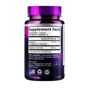 Magnesium Glycinate Supplement - 100% Chelated & Purified - to Support Sleep, Heart Health, Muscles, Bone Strength - Gentle, High Absorption Magnesium Formula - Vegan, Bottled in USA - 60 Capsules