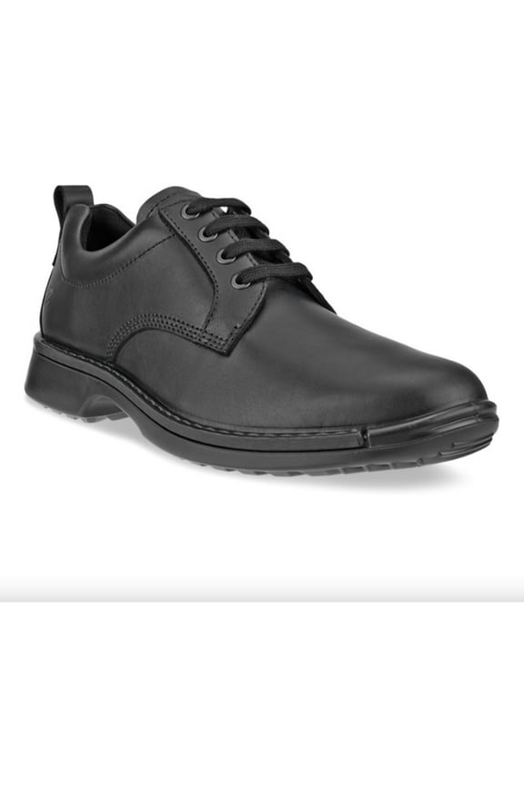 Men Fusion Plain Toe Oxford Shoe in Black