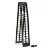Titan Ramps 10 FT Single Arch Ramps Loading, Black Aluminum Folding, Rated 600 LB, All Terrain Portable, Safety Straps Included