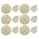 thumbnail image 1 of Juego de manteles individuales y posavasos Nikou 6 piezas redondos dorados, 1 of 15