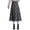 Z08-Black, variant on CAIXIA Long Plaid Skirts for Women High Waist A Line Pleated Fall Maxi Skirts