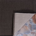 thumbnail image 5 of Couristan Recife Saddle Stitch Indoor /Outdoor Area Rug, Black- Cocoa, 5'3" x 7'6", 5 of 9