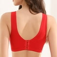 thumbnail image 4 of Push up Sports Bras for Women Lightly Lined Bra Feature V-Neck Sport Bra Style W-1318 Red 42, 4 of 5