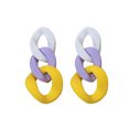 thumbnail image 1 of QualitChoice 2 Pieces Woman Earring Fashion Acrylic Delicate Ear Jewelry Geometry Circle Danging Drop Earrings Bohemia Accessory Type 1 Type 6, 1 of 6