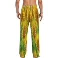thumbnail image 3 of Blooming Sunflower Summer Men's Pajama Pants Lightweight Sleepwear Bottom Lounge Pants, 3 of 6