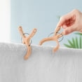 thumbnail image 1 of pstuiky Clothes Pins, 8 Medium Plastic Clips Quilts Socks Clothes Underwear Socks Drying Clips Household Strong Clothes Drying Racks Mini Clothes Pins Clothes Pin Bag for Line Sale, 1 of 4