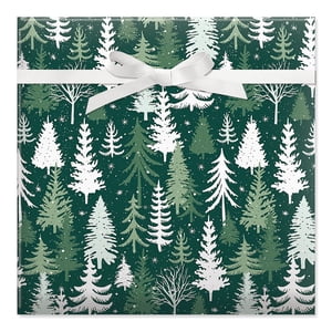 Current Holiday Forest Christmas Wrapping Paper, 23" x 28'