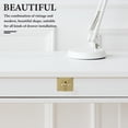 thumbnail image 2 of SHISUYAN 1 Set of File Cabinet Lock Secure Drawer Lock Brass File Wooden Box Safety Lock Replacement, 2 of 8