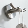 thumbnail image 6 of Kraus Bathroom Towel Hooks, Brushed Nickel, 6 of 8