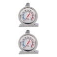thumbnail image 4 of Inteprter Oven Food Meat Grill Stand Gadgets Gauge Cooking Meter Temperature Kitchen Barbecue Measurement Tester Up plata 6.5*8*1.5 cm 2piezas Inteprter CBP059920, 4 of 6