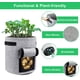 thumbnail image 4 of Bolsas de cultivo ecológicas, gran capacidad que favorece un crecimiento robusto, material biodegradable que promueve la jardinería sostenible, ideal para todas sus necesidades de jardinería (paquete, 4 of 7