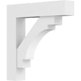 thumbnail image 1 of Ekena Millwork BKTP03X20X20MRC05 Standard Merced Architectural Grade PVC Bracket with Block Ends - 3 x 20 x 20 in., 1 of 1