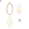 thumbnail image 1 of Opolski DIY Handmade Mini Wood Embroidery Hoop Frame Craft Photo Clothes Bags Decor Gift, 1 of 9