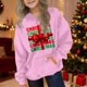 thumbnail image 4 of Sudadera con capucha para niñas y niños, sudadera de manga larga con cuello redondo y estampado de moda, jersey con bolsillo, sudadera de poliéster para niñas, 4 of 8
