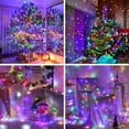 thumbnail image 5 of Indoor Outdoor Christmas Lights, 8 Modes 33ft 100 LED Fairy Christmas Lights Clear Wire String Lights Waterproof for Wedding Party Christmas Tree Decorations (Multicolor), 5 of 8