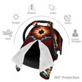 thumbnail image 5 of Aztec Tribal Baby Car Seat Canopy Cover Multi Use Nursing Cover for Newborn Car Seat Canopy Mom Nursing Breastfeeding Covers Newborn Shower Gift, 5 of 6
