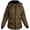 Army Green, variant on Womens Puffer Jacket Quilted Parka Jacket Long Winter Coats with Faux Fur Lining